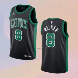 Camiseta Boston Celtics Kemba Walker NO 8 Statement 2020-21 Negro