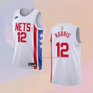 Camiseta Brooklyn Nets Joe Harris NO 12 Classic 2022-23 Blanco