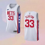 Camiseta Brooklyn Nets Nic Claxton NO 33 Classic 2022-23 Blanco