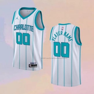 Camiseta Charlotte Hornets Personalizada Association 2020-21 Blanco