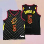 Camiseta Cleveland Cavaliers Dennis Smith Jr. NO 5 Statement 2020-21 Negro