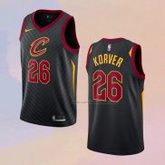 Camiseta Cleveland Cavaliers Kyle Korver NO 26 Statement Negro