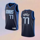 Camiseta Dallas Mavericks Luka Doncic NO 77 Earned 2020-21 Azul