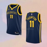 Camiseta Golden State Warriors Klay Thompson NO 11 Statement 2022-23 Negro