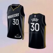 Camiseta Golden State Warriors Stephen Curry NO 30 Select Series 2022 Negro