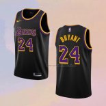 Camiseta Los Angeles Lakers Kobe Bryant NO 24 Earned 2020-21 Negro