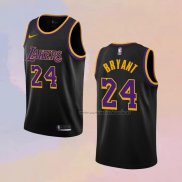 Camiseta Los Angeles Lakers Kobe Bryant NO 24 Earned 2020-21 Negro