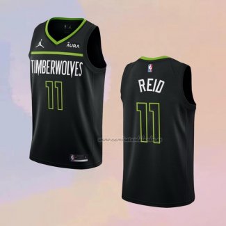 Camiseta Minnesota Timberwolves Naz Reid NO 11 Statement 2022-23 Negro