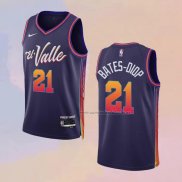 Camiseta Phoenix Suns Keita Bates-Diop NO 21 Ciudad 2023-24 Violeta