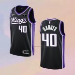 Camiseta Sacramento Kings Harrison Barnes NO 40 Icon 2023-24 Negro