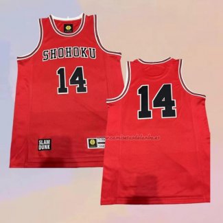 Camiseta Shohoku Mitsui NO 14 Rojo