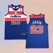 Camiseta Washington Wizards Michael Jordan NO 23 Retro Azul2