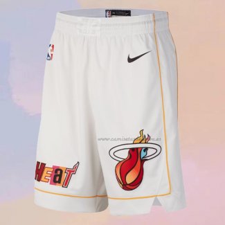 Pantalone Miami Heat Ciudad 2022-23 Blanco