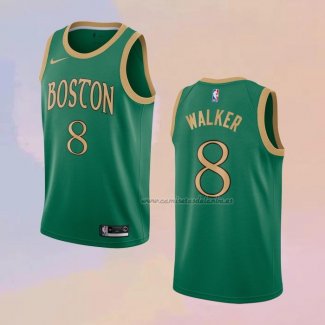 Camiseta Boston Celtics Kemba Walker NO 8 Ciudad Verde