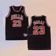 Camiseta Chicago Bulls Michael Jordan NO 23 Retro 1995-96 Negro