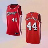 Camiseta Chicago Bulls Patrick Williams NO 44 Ciudad 2021-22 Rojo