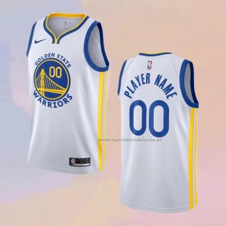 Camiseta Golden State Warriors Personalizada Association 2019-20 Blanco