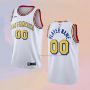 Camiseta Golden State Warriors Personalizada Classic Edition 2019-20 Blanco