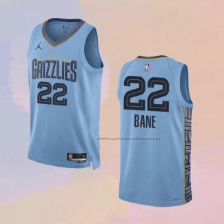 Camiseta Memphis Grizzlies Desmond Bane NO 22 Statement 2022-23 Azul