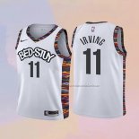 Camiseta Nino Brooklyn Nets Kyrie Irving NO 11 Ciudad 2019-20 Blanco