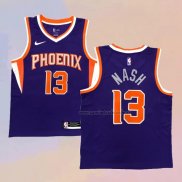 Camiseta Phoenix Suns Steve Nash NO 13 Icon Violeta