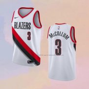 Camiseta Portland Trail Blazers C.J. McCollum NO 3 Association 2020-21 Blanco