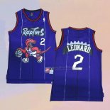 Camiseta Toronto Raptors Kawhi Leonard NO 2 Retro Violeta