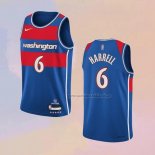 Camiseta Washington Wizards Montrezl Harrell NO 6 Ciudad 2021-22 Azul