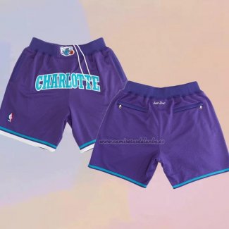 Pantalone Charlotte Hornets Just Don 2019 Violeta